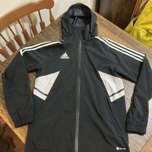 Adidas Black Condivo Rain.Rdy Jacket - Men Size Small